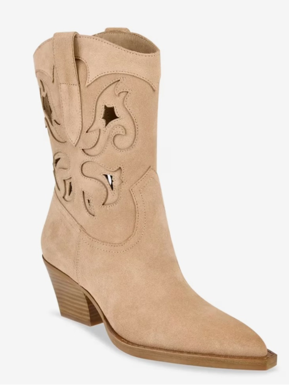 Dolce Vita Ravena Cowboy Boots in Bamboo Tan New!